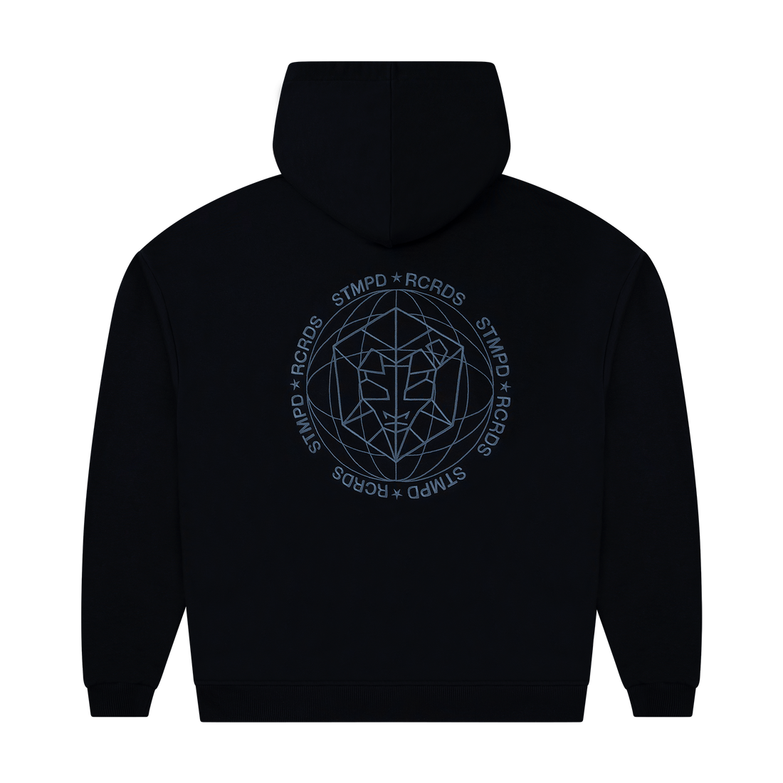 STMPD Black Hoodie Embroidered Logo