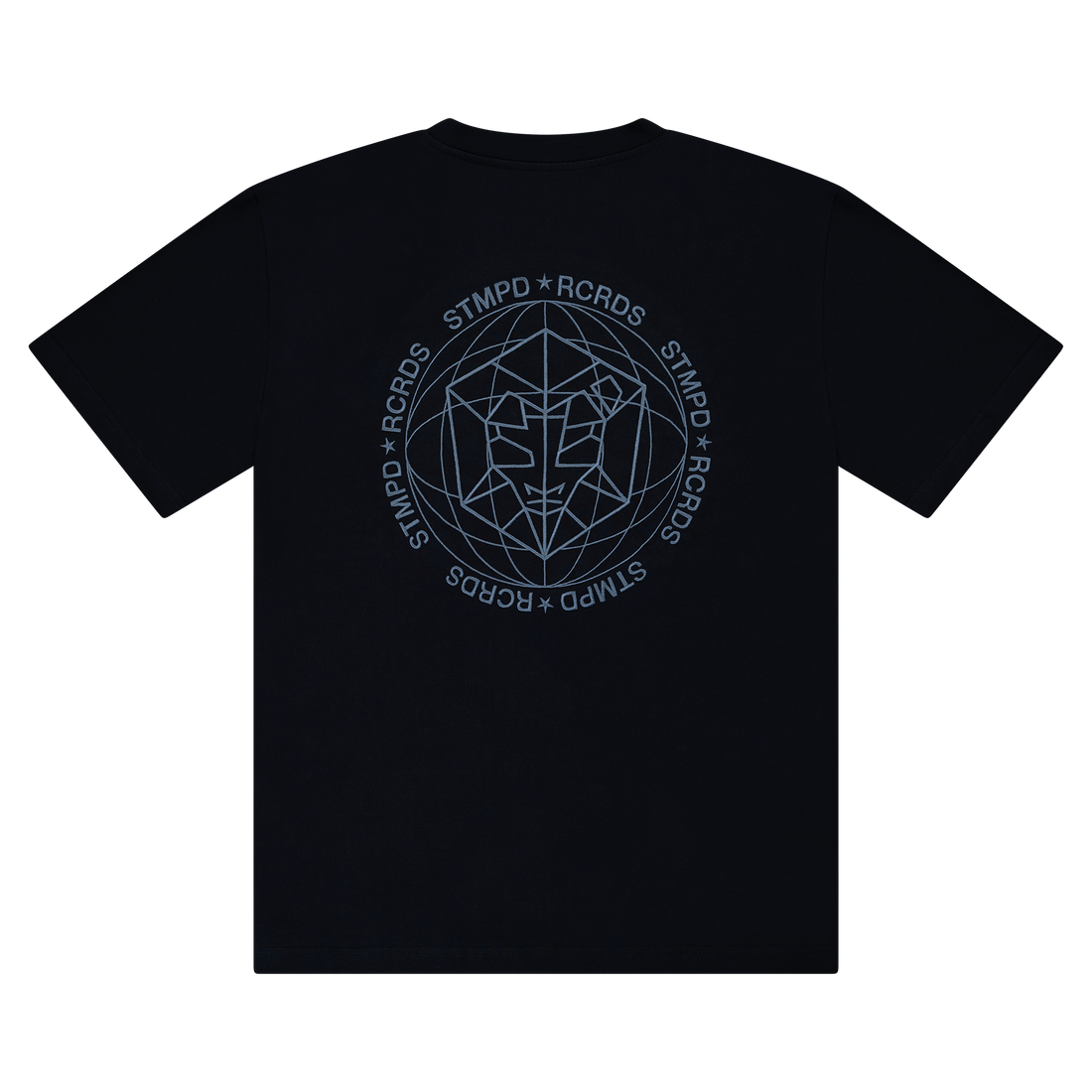 STMPD Black T-Shirt Embroidered Logo