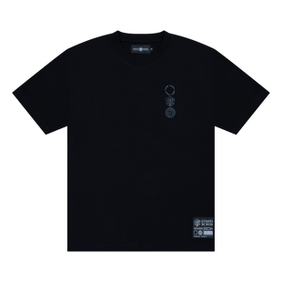 STMPD Black T-Shirt Embroidered Logo