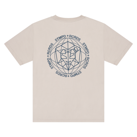STMPD Cream T-Shirt Embroidered Logo