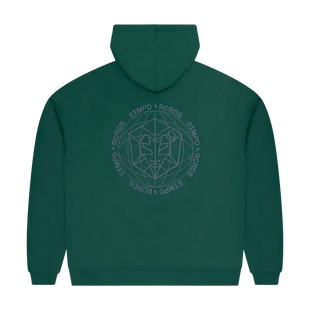 STMPD Green Hoodie Embroidered Logo