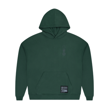 STMPD Green Hoodie Embroidered Logo