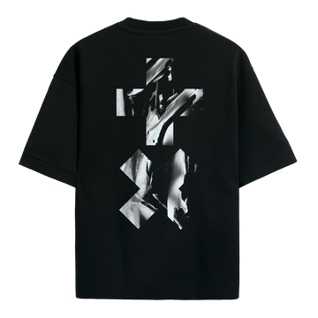 Black Silver T-Shirt Kids
