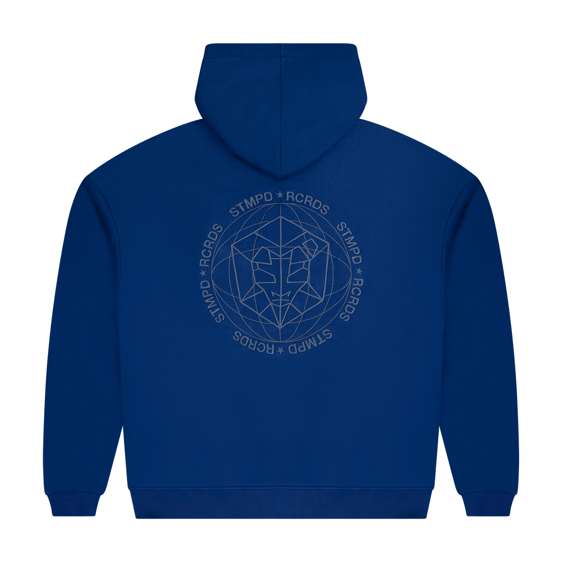 STMPD Blue Hoodie Embroidered Logo