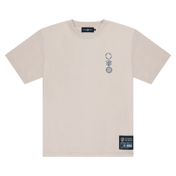 STMPD Cream T-Shirt Embroidered Logo