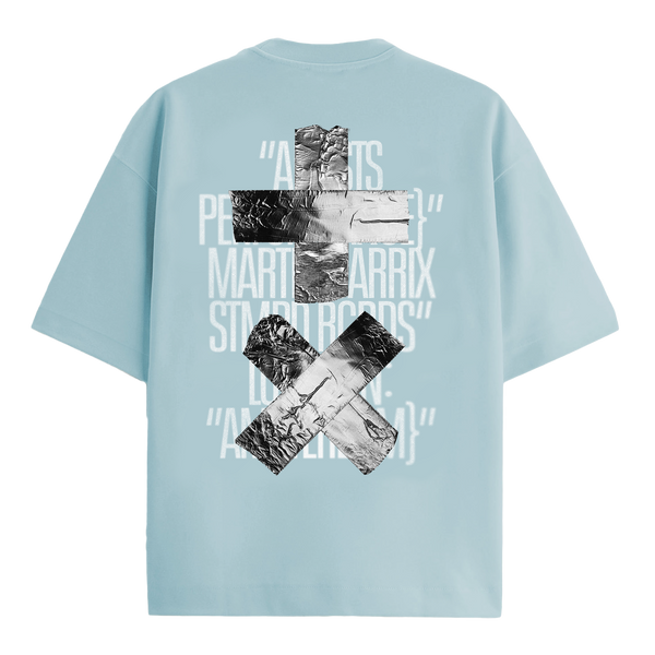 x Blue Silver T Shirt Kids Official Martin Garrix Merchandise