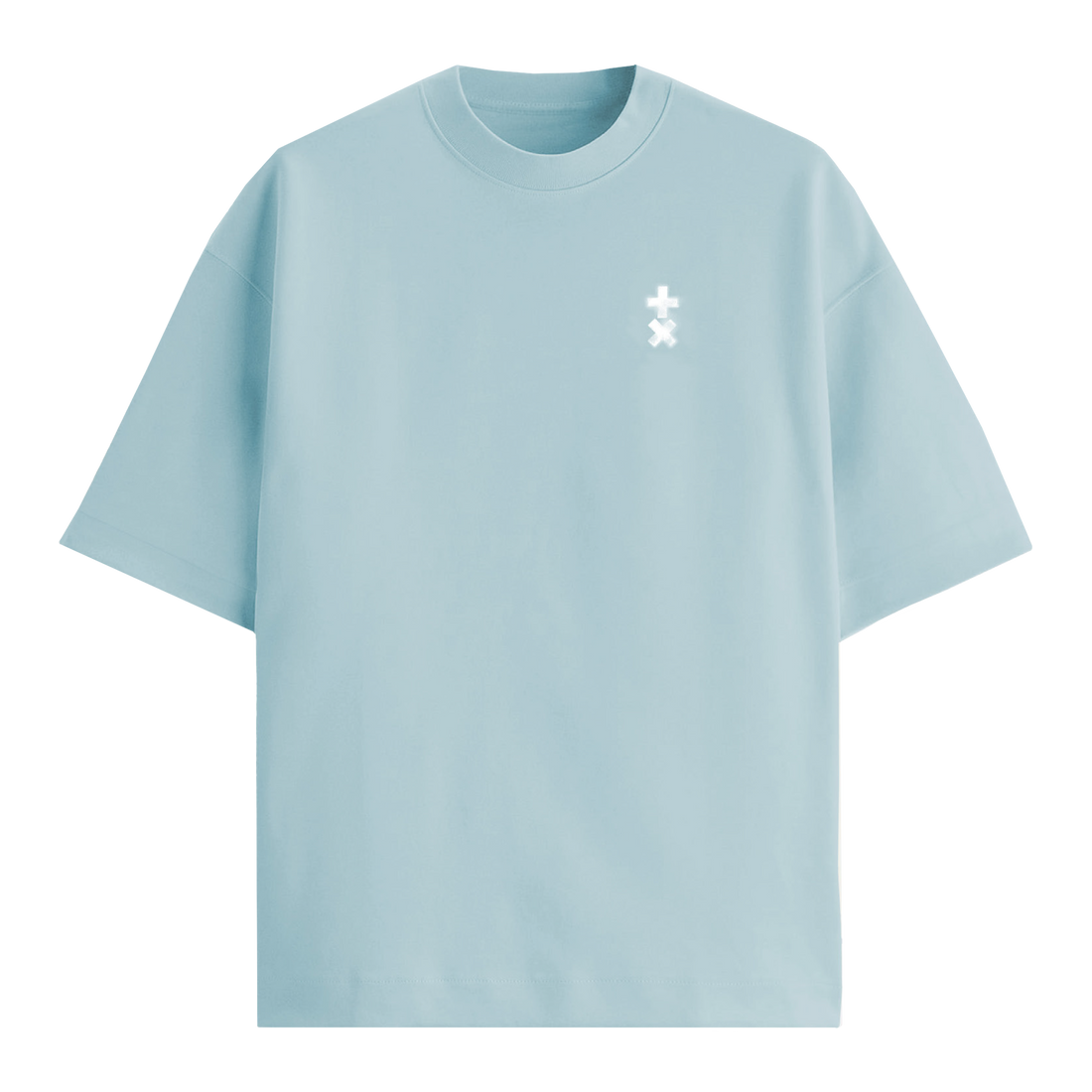 Blue Silver T-Shirt Kids