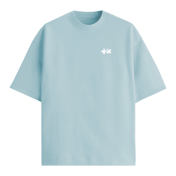 +x Blue Silver T-Shirt