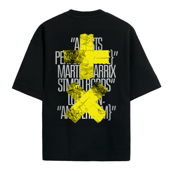 +x Black Yellow T-Shirt
